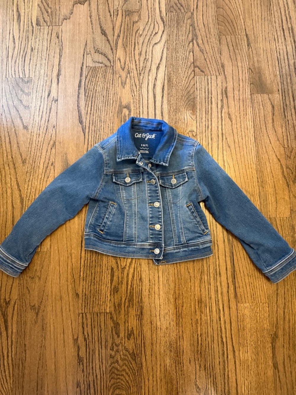 Cat & Jack Blue Denim Trucker Jacket for Kids